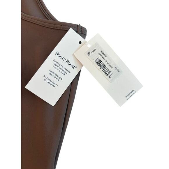 SPANX DEEP DIVE BOOTY BOOST JUMPSUIT SMOKE NWT SIZE LARGE - Picture 8 of 8